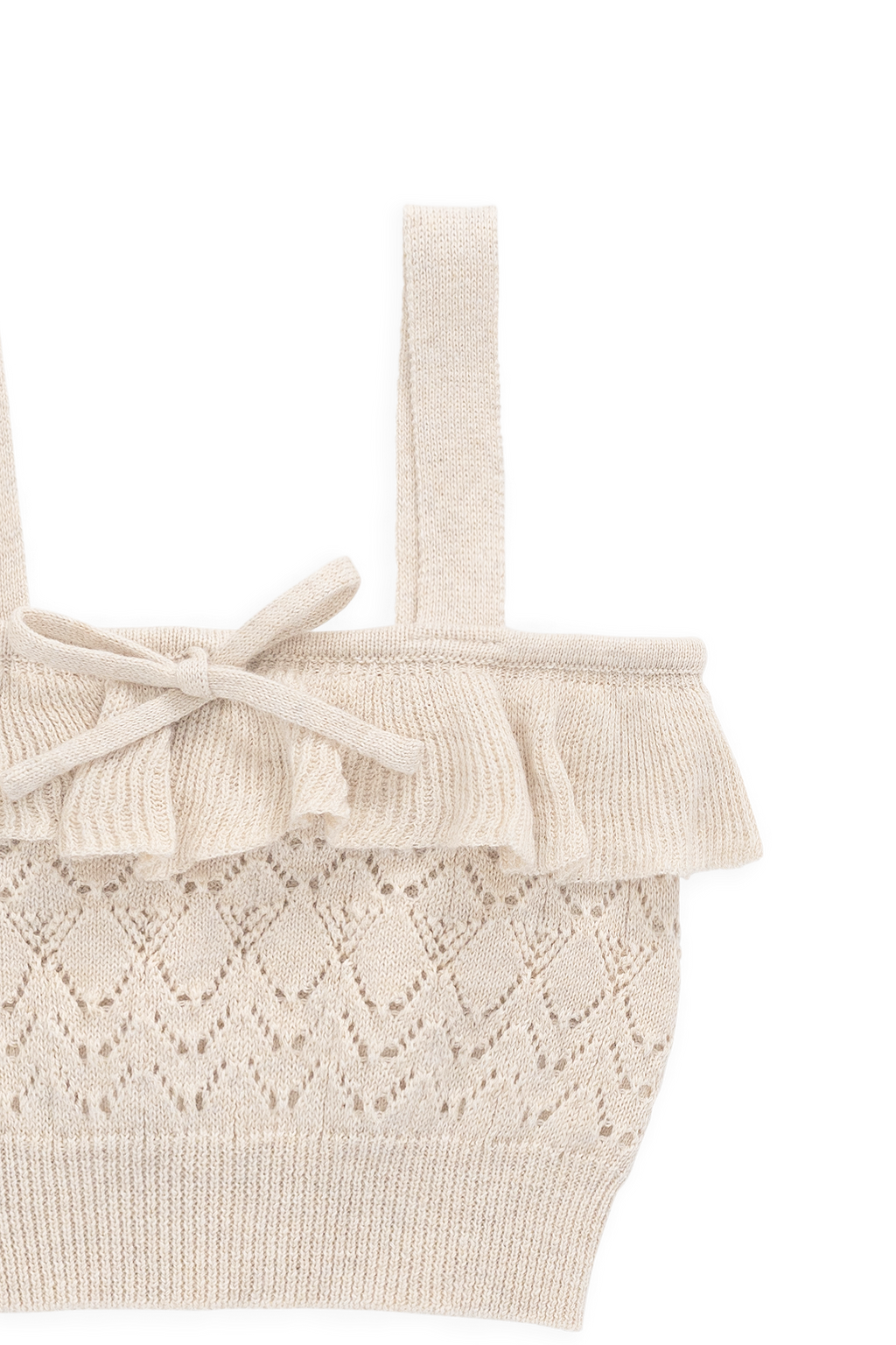 Melanie Top - Light Oatmeal Marle