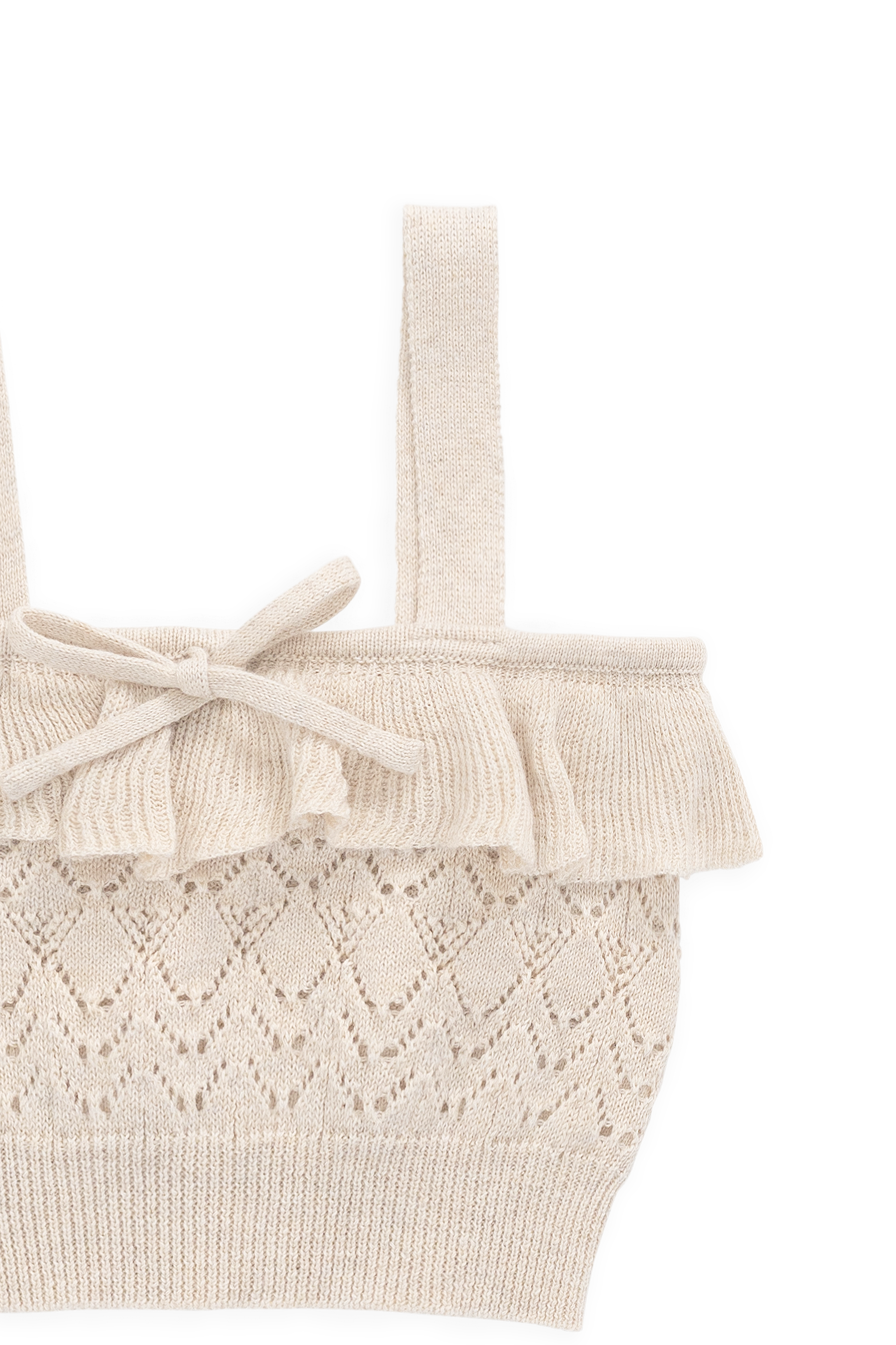 Melanie Top - Light Oatmeal Marle