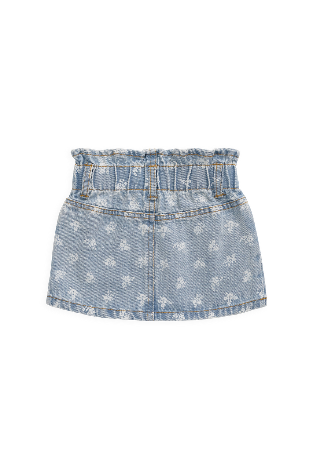 Brielle Skirt - Tully Floral Denim