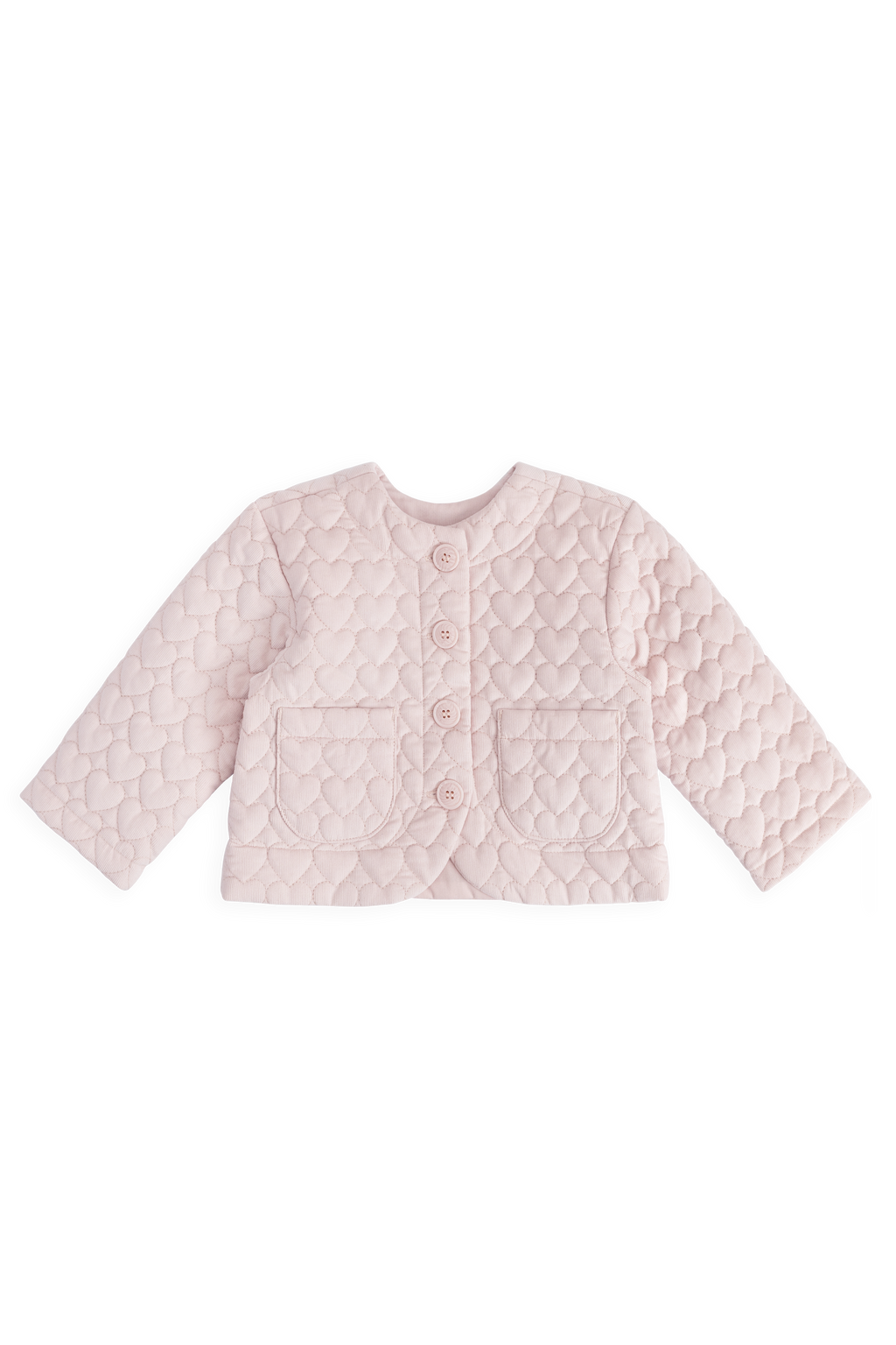 Elara Pincord Jacket - Soft Misty Rose