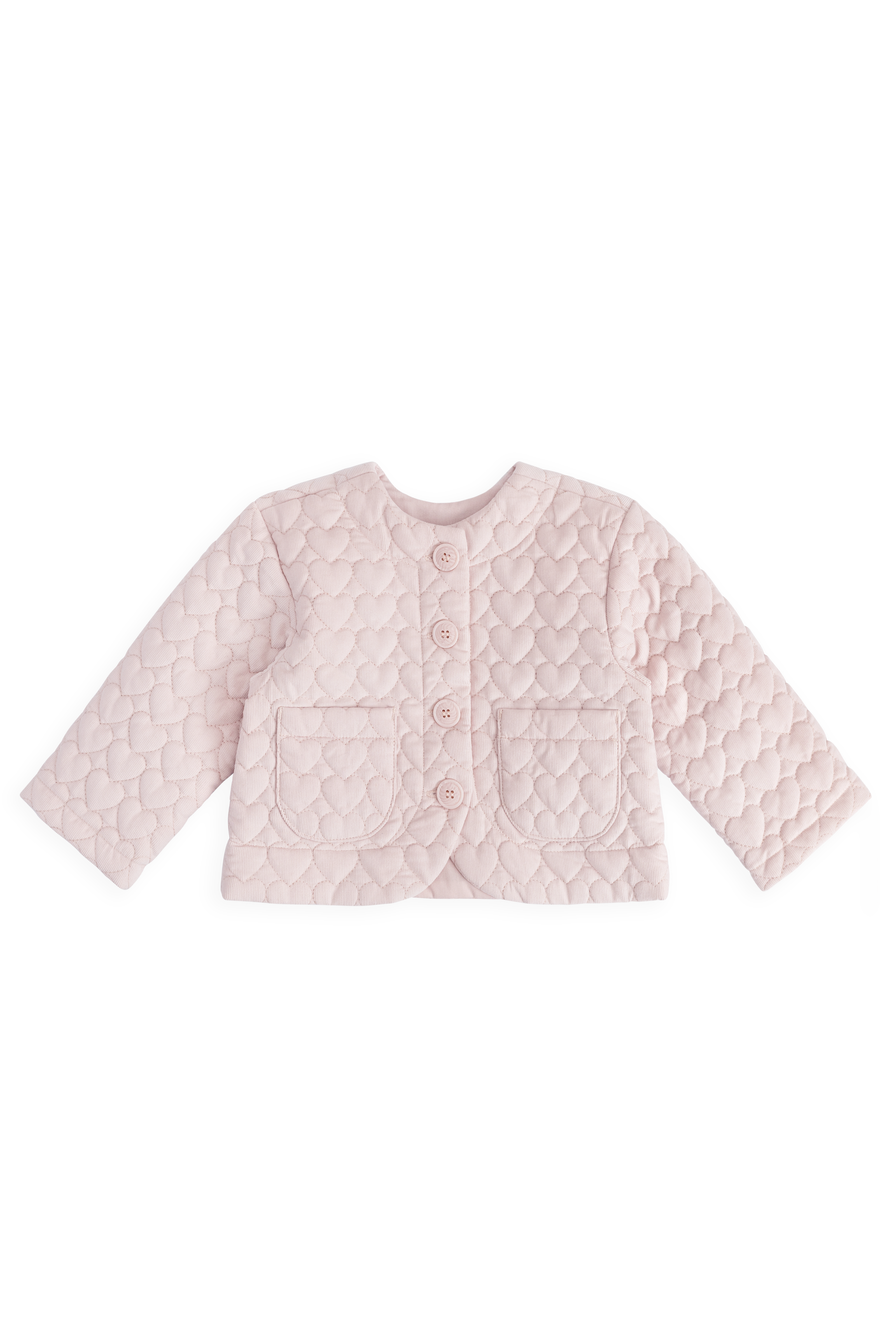Elara Pincord Jacket - Soft Misty Rose