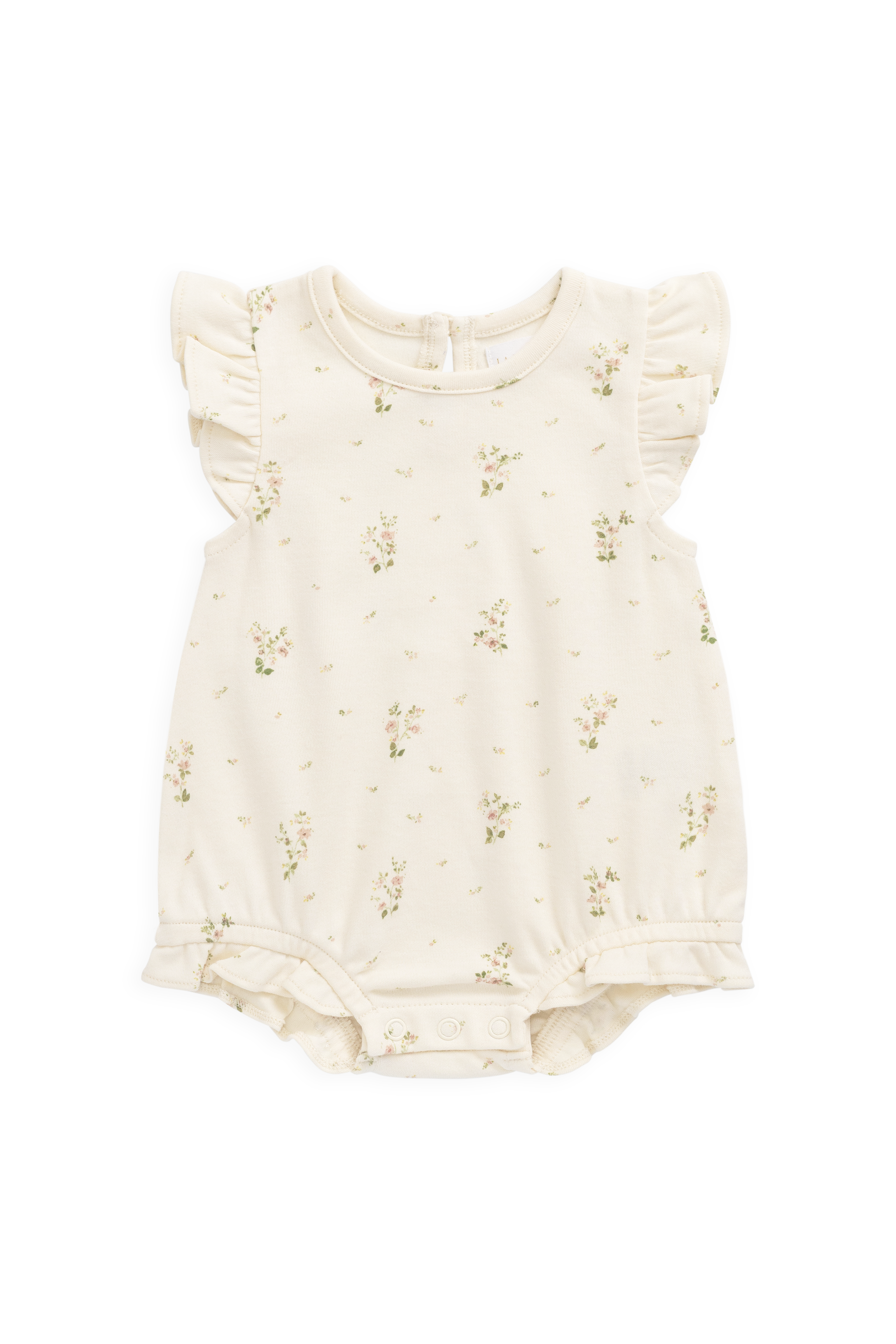 Organic Cotton Adrienne Playsuit - Josepha Egret Small