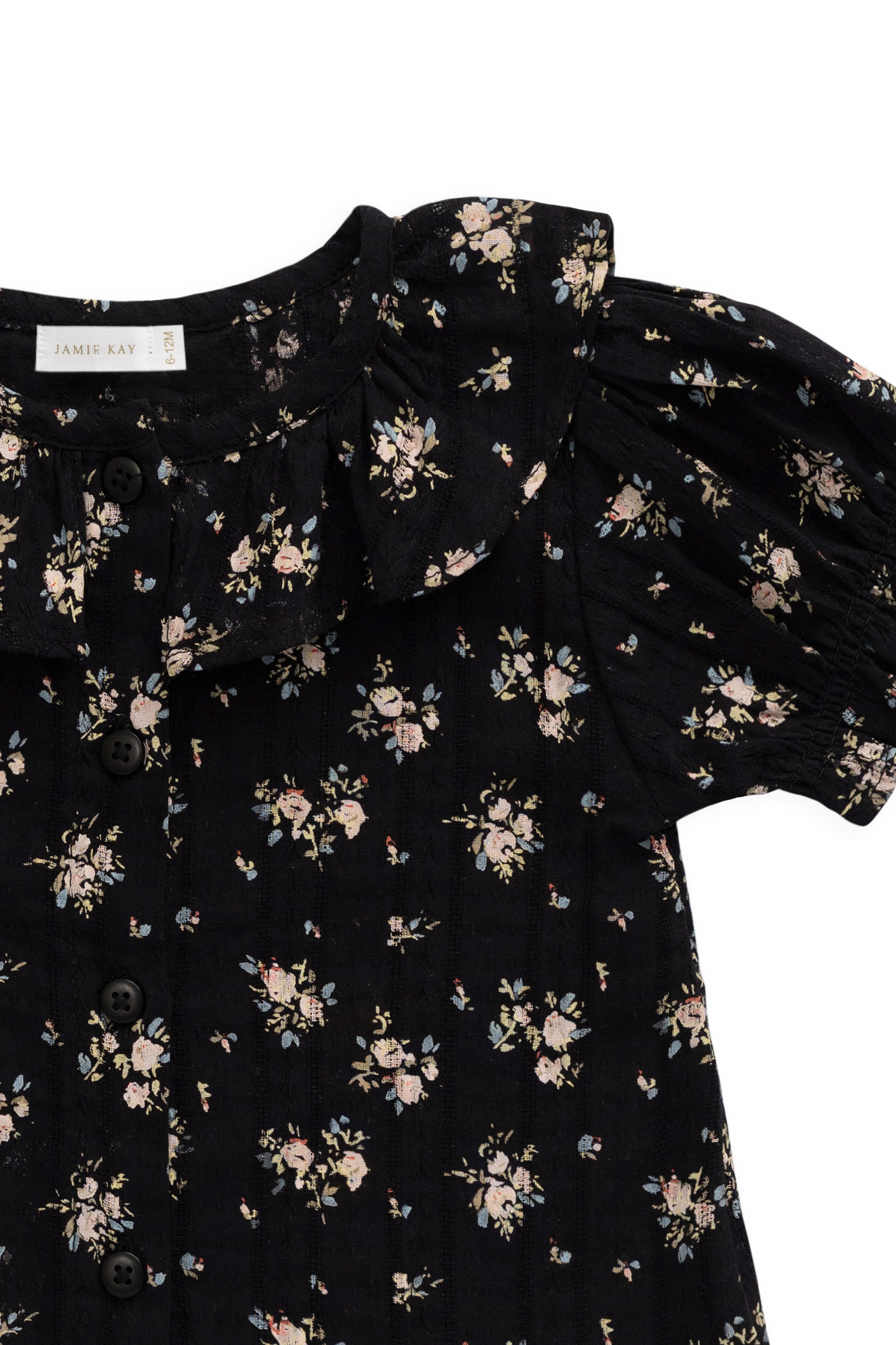 Organic Cotton Alora Top - Cassie Caviar