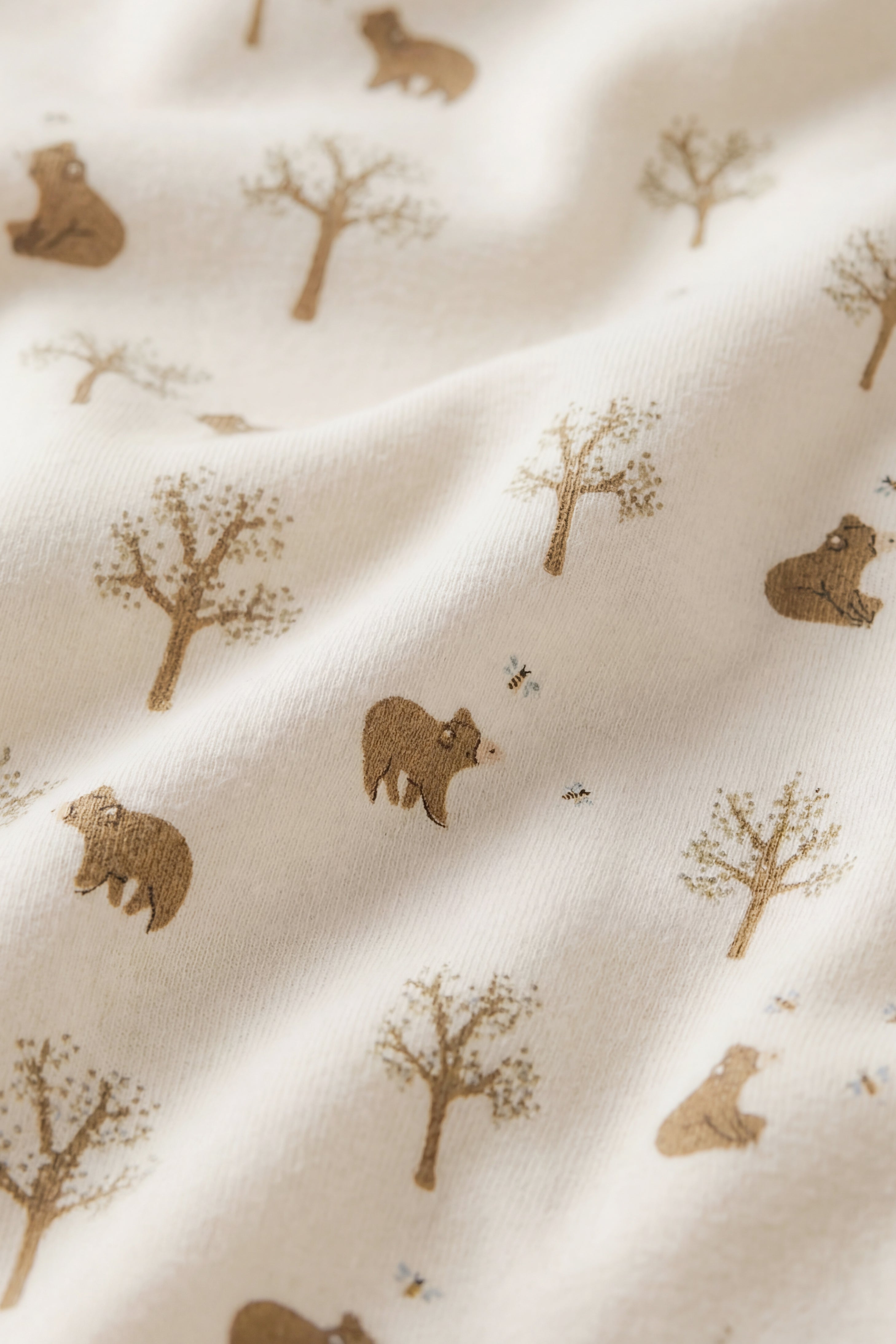 Organic Cotton Everyday Legging - Honey Bear Cloud