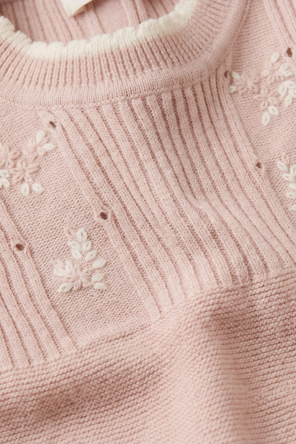 Abbie Knitted Top - Sweetpea Marle Abbie Flower