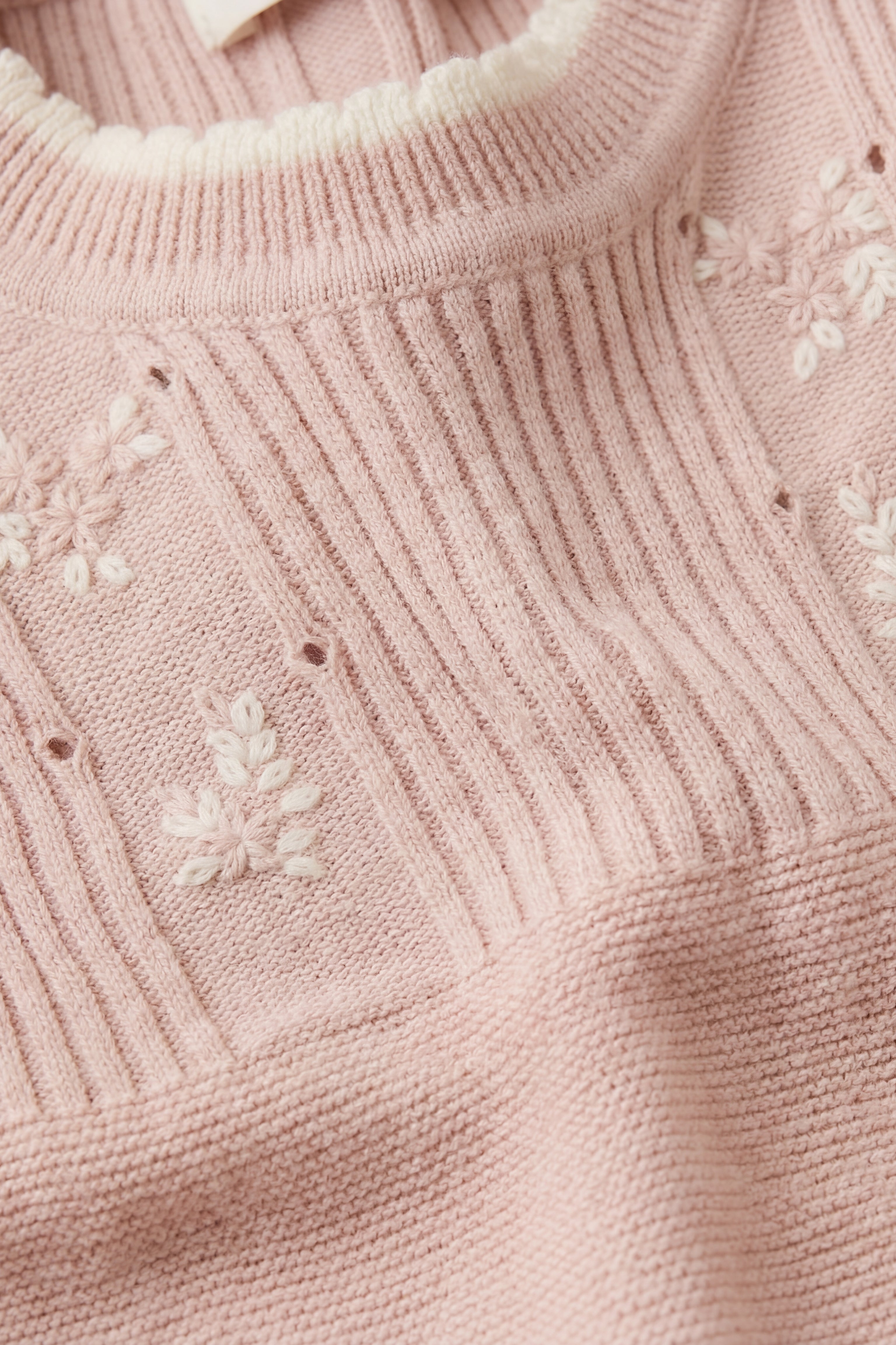 Abbie Knitted Top - Sweetpea Marle Abbie Flower